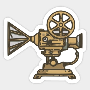 Silent film projector Sticker